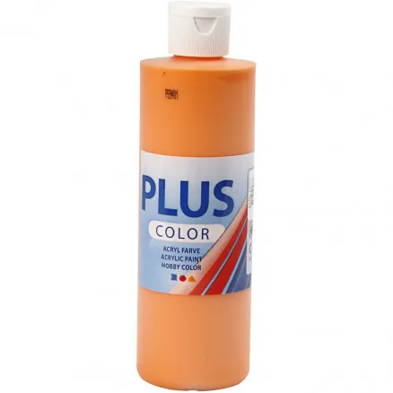 Plus Color askartelumaali, pumpkin, 250 ml/ 1 fl.
