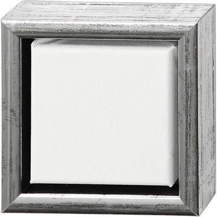 ArtistLine Canvas kehyksellä, valkoinen, syvyys 3 cm, koko 14x14 cm, 360 g, 6