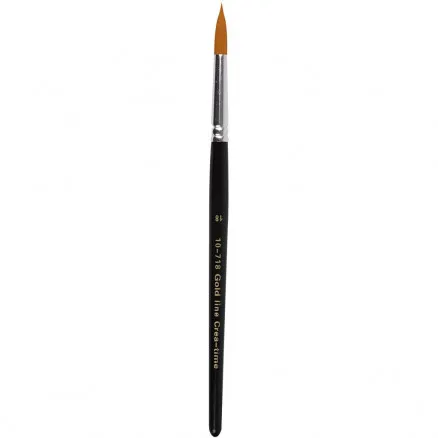 Gold Line Siveltimet, P: 20 cm, L: 7 mm, pyöreä, 6 kpl / 6 pk.