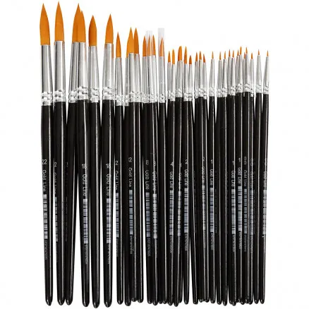 Gold Line Siveltimet, P: 17–21,5 cm, L: 1–7 mm, pyöreä, 36 kpl / 1 pkt.