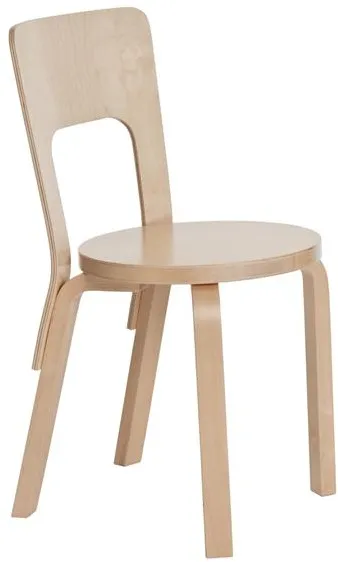 artek 66 Ruokapöydän tuoli Koivu